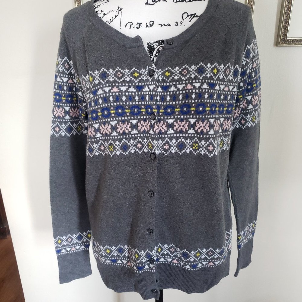 Merona Swiss Button Up Cardigan